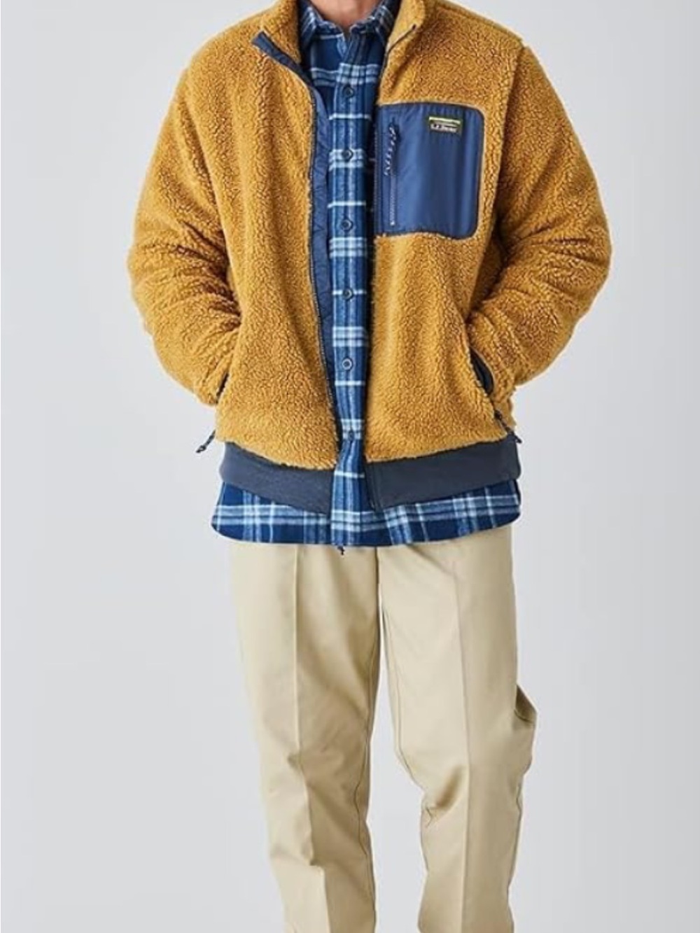 L.L. Bean Sherpa fleece jacket / sweater